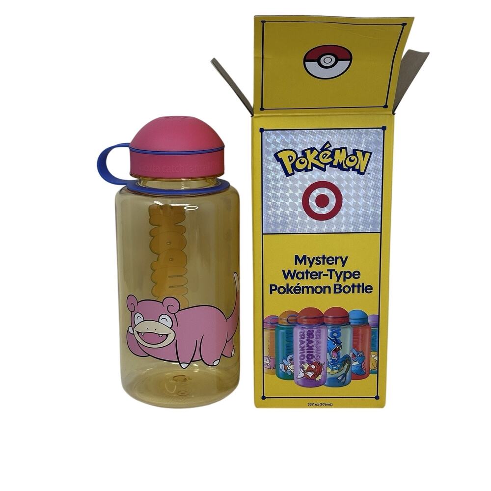 Pokemon x Target Mystery Water Type Pokemon Bottle 33oz Slowpoke